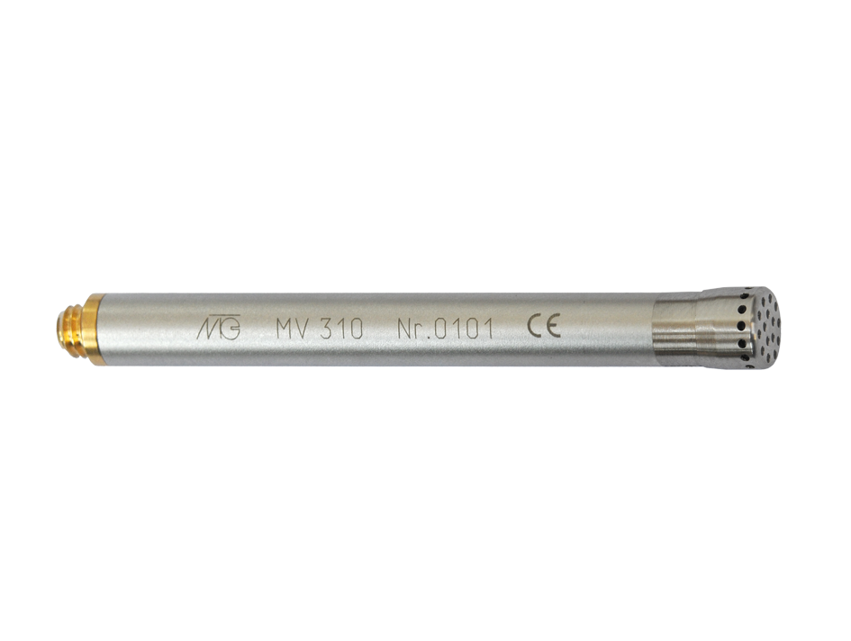 MM 310, Elektret-Messmikrofon 1/4", IEPE*, Microdot-Stecker, im Holzetui nickel matt